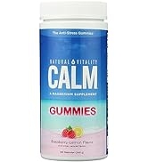 Natural Vitality Calm, Magnesium Citrate Supplement, Stress Relief Gummies, Supports a Healthy Re...