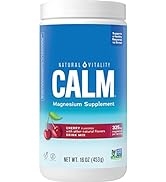 Natural Vitality Calm, Magnesium Citrate Supplement, Drink Mix Powder Supports a Healthy Response...