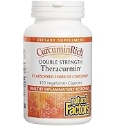 Natural Factors, CurcuminRich Double Strength Theracurmin, 60 mg, Just 1 Capsule Daily, Formulate...