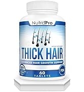 Thick Hair Growth Vitamins– Hair Growth Pills With DHT Blocker Stimulates Faster Hair Growth for ...