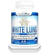 White Lung by NutraPro - Lung Cleanse And Detox.Support Lung Health. Supports Respiratory Health....