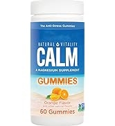 Natural Vitality Calm, Magnesium Citrate Supplement, Stress Relief Gummies, Supports a Healthy Re...