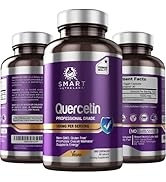 SMART NUTRA LABS Quercetin 1000mg- 180 Vegan Capsules, 100% Pure Quercetin Supplement- Non-GMO, G...