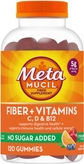 Fiber + Vitamins C D B12 120 ct