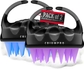 2 Pack Scalp Brush ( Black-blue + Black -Purple )