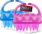 2 Pack Scalp Brush (Natural Blue + Rose Red)