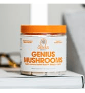 Genius Mushroom - Lions Mane, Cordyceps and Reishi - Immune System Booster & Nootropic Brain Supp...