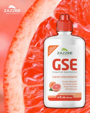 zazzee naturals liquid grapefruit seed extract capsules gse strength immune support potent vegan