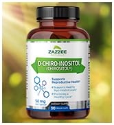 Zazzee D-Chiro-Inositol, 90 Vegan Capsules, 50 mg per Capsule, 3-Month Supply, Ideal Dosage for 4:1